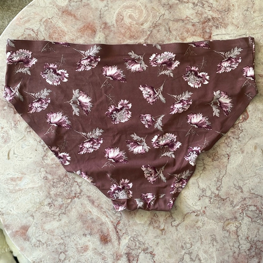 NWOT Set Of 5 Women’s Medium Lucky Brand Hipsters Floral/Brown/Plum/Printed - Picture 6 of 15